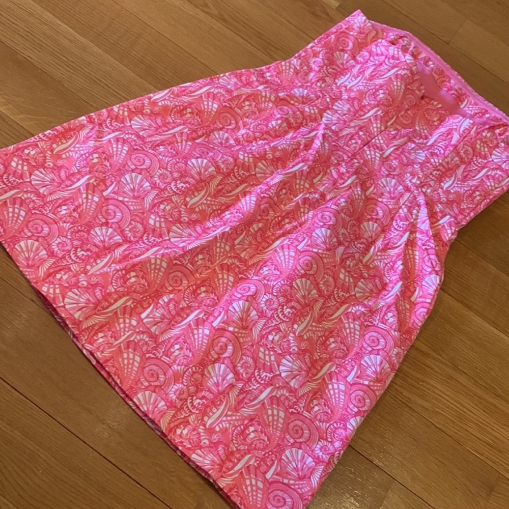 Vineyard Vines structured pink shell dress with ribbing - Picture 12 of 13